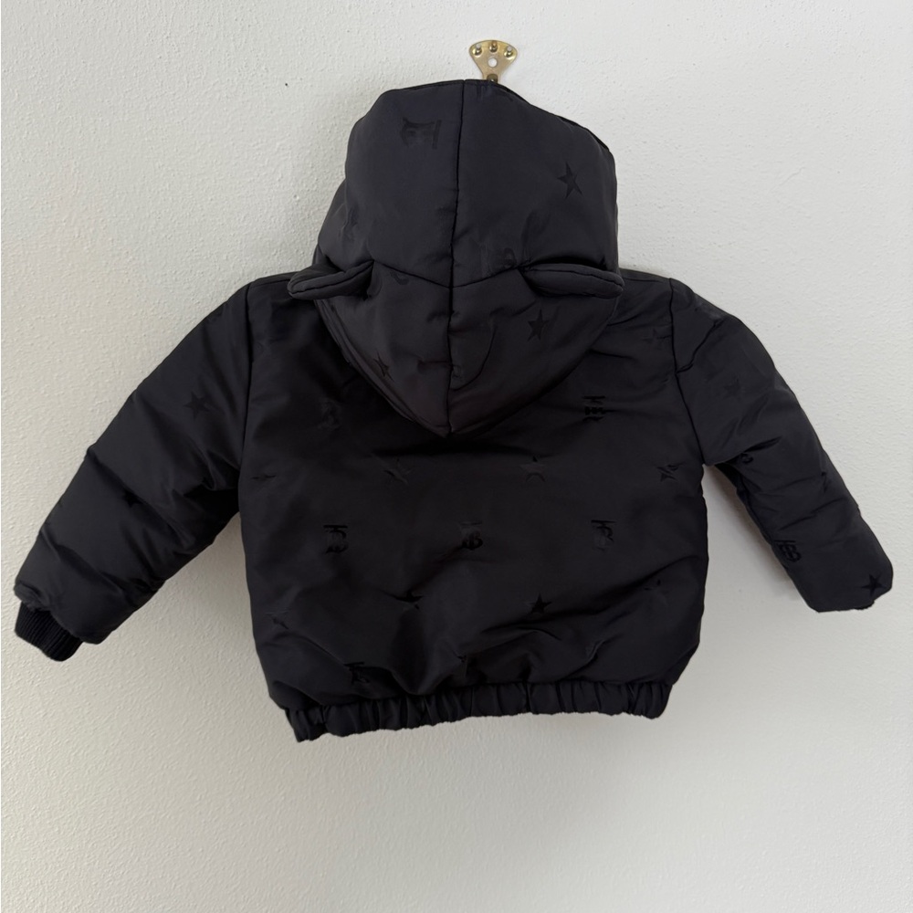 Black Puffer Jacket for Kids - Picture 4 of 6